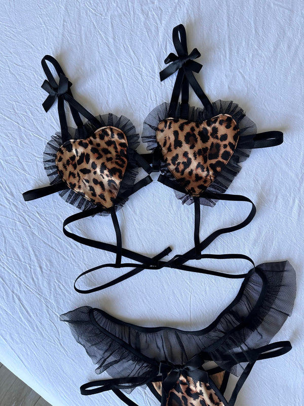 Leo Heart Fantasy Lingerie Set by The Lilith Noir