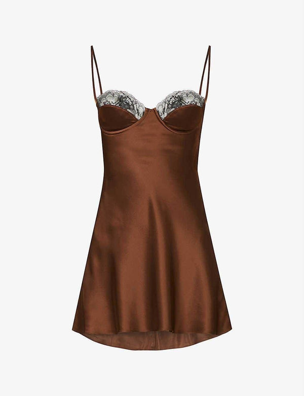 Black Lace Babydoll — The Lilith Noir - alternate view