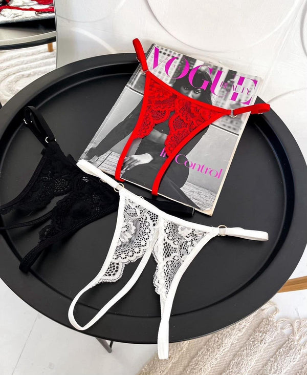 Lace 3-Piece Fantasy Panty Set by The Lilith Noir