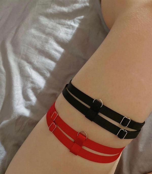 Red Leg Accessory — The Lilith Noir by The Lilith Noir