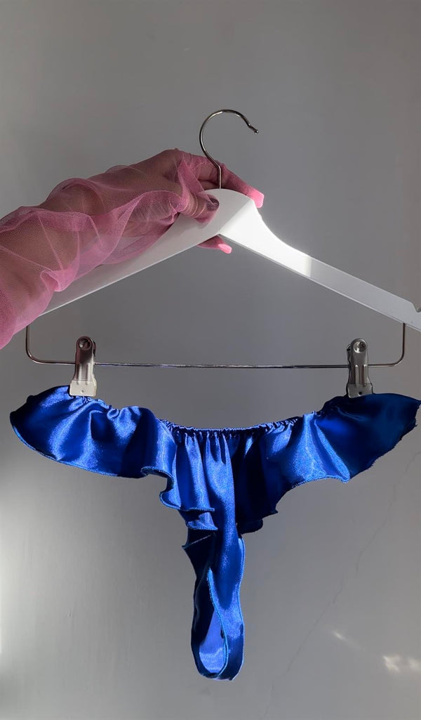 Black Satin Thong by The Lilith Noir